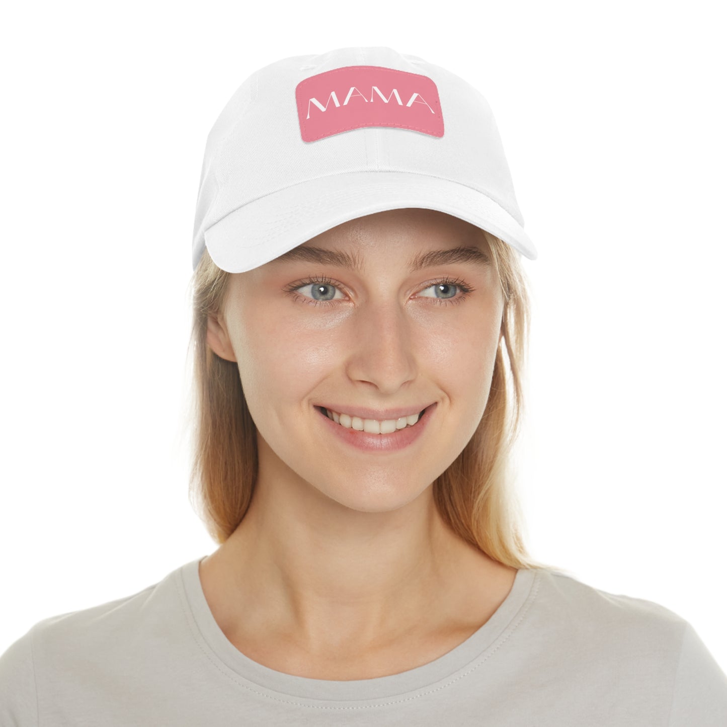 Mama Hat with Leather Patch