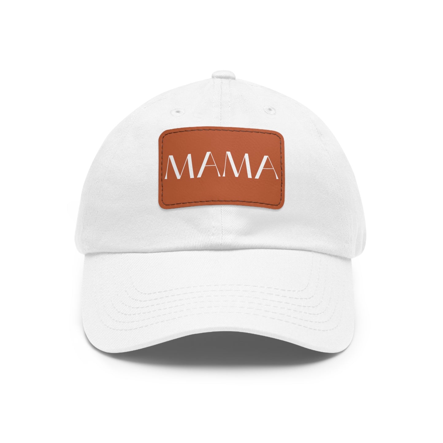 Mama Hat with Leather Patch