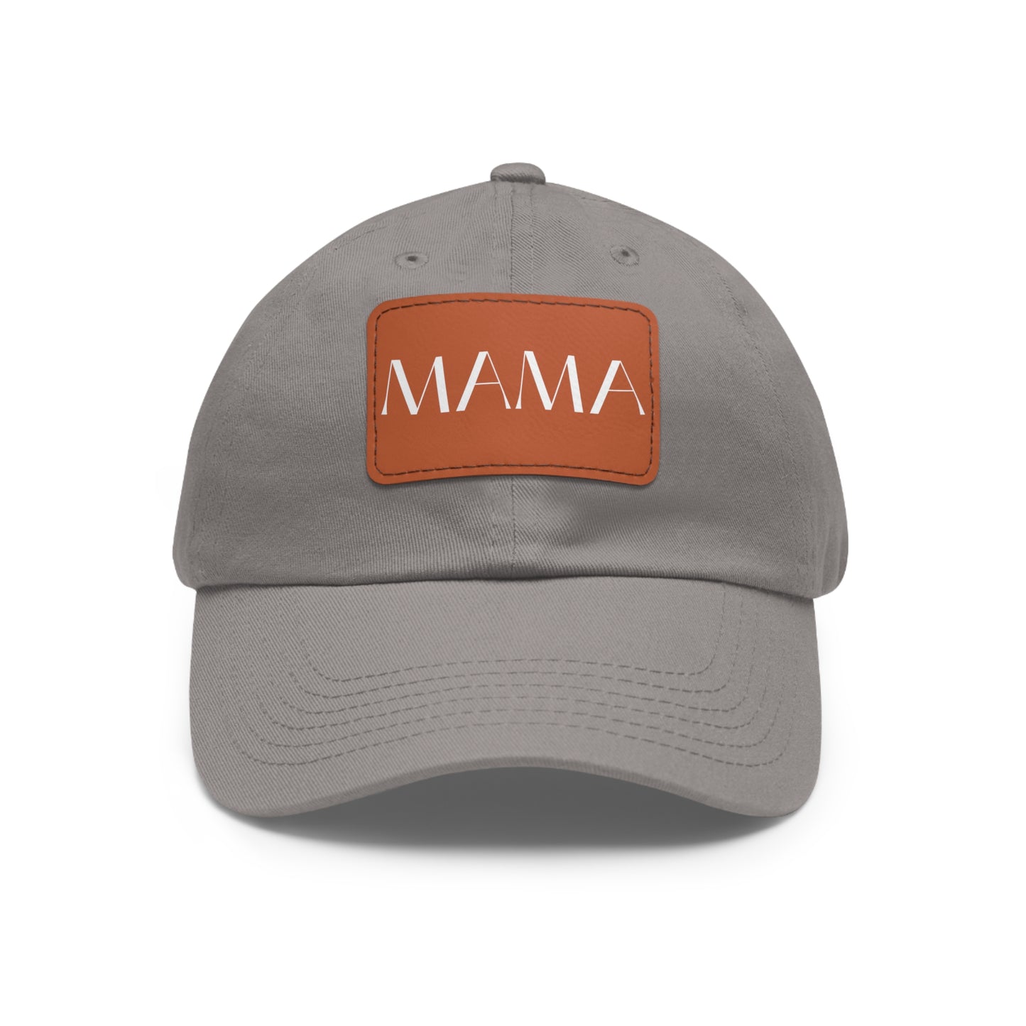 Mama Hat with Leather Patch