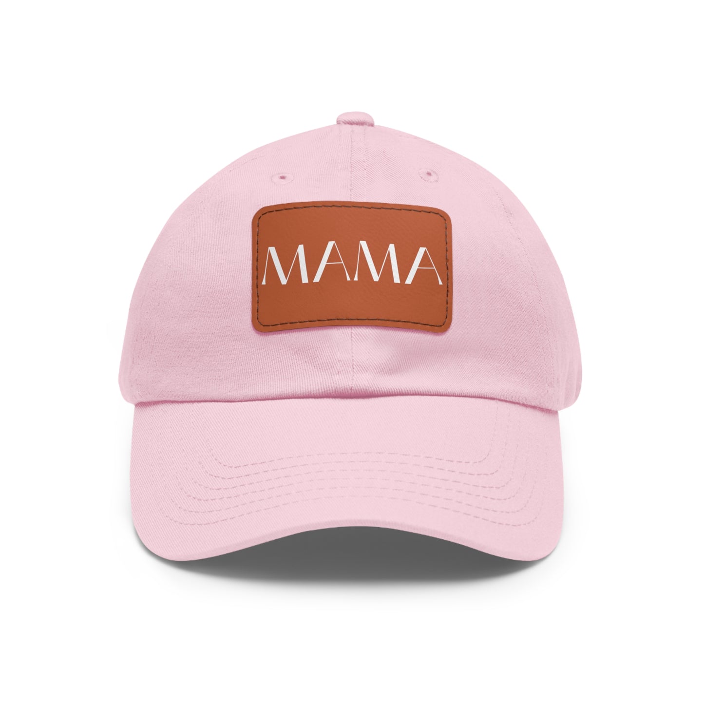 Mama Hat with Leather Patch