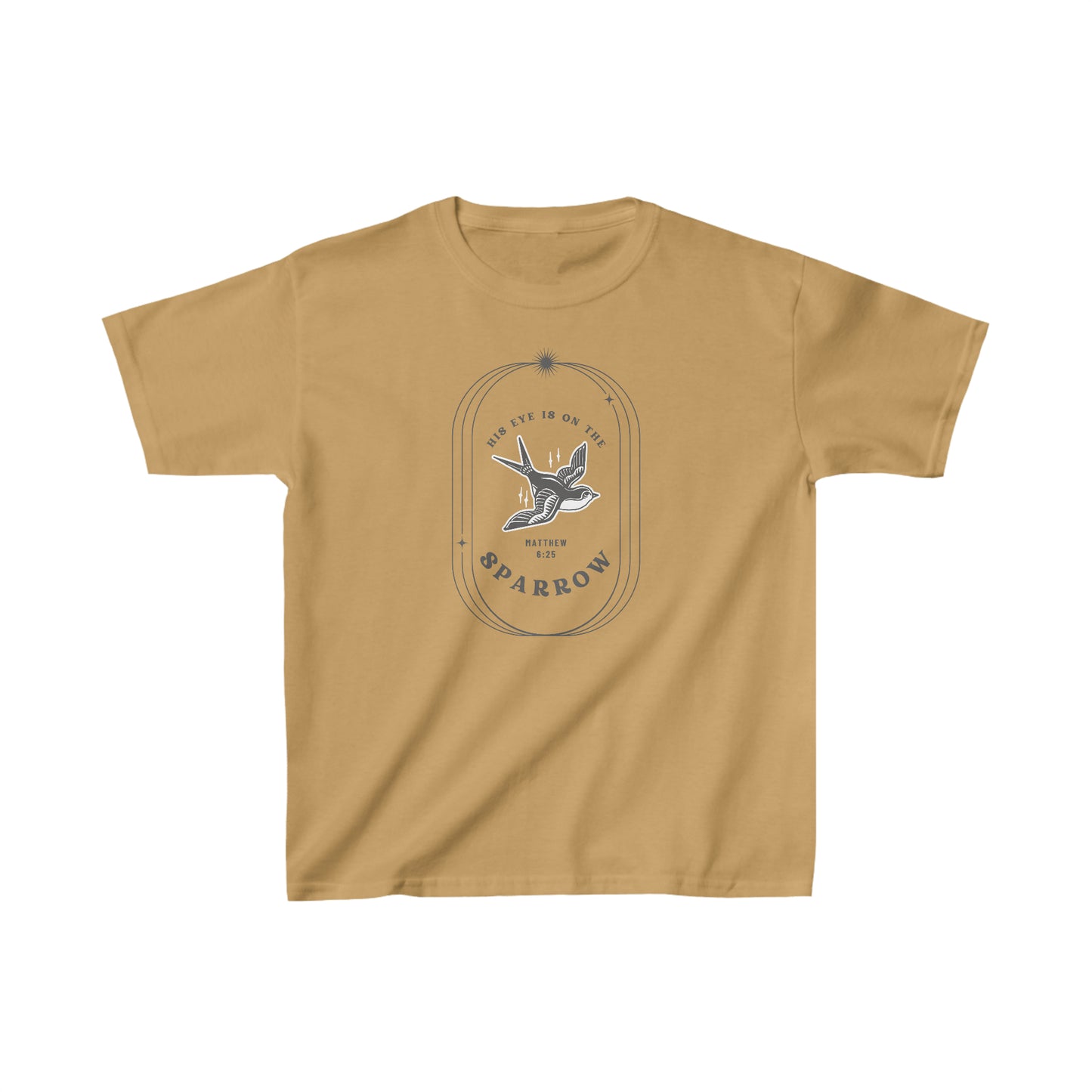 Kids His Eye is On the Sparrow T-shirt