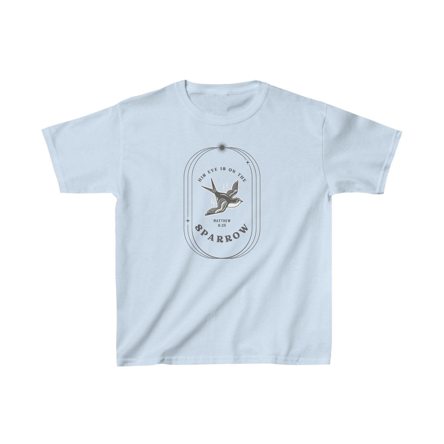 Kids His Eye is On the Sparrow T-shirt