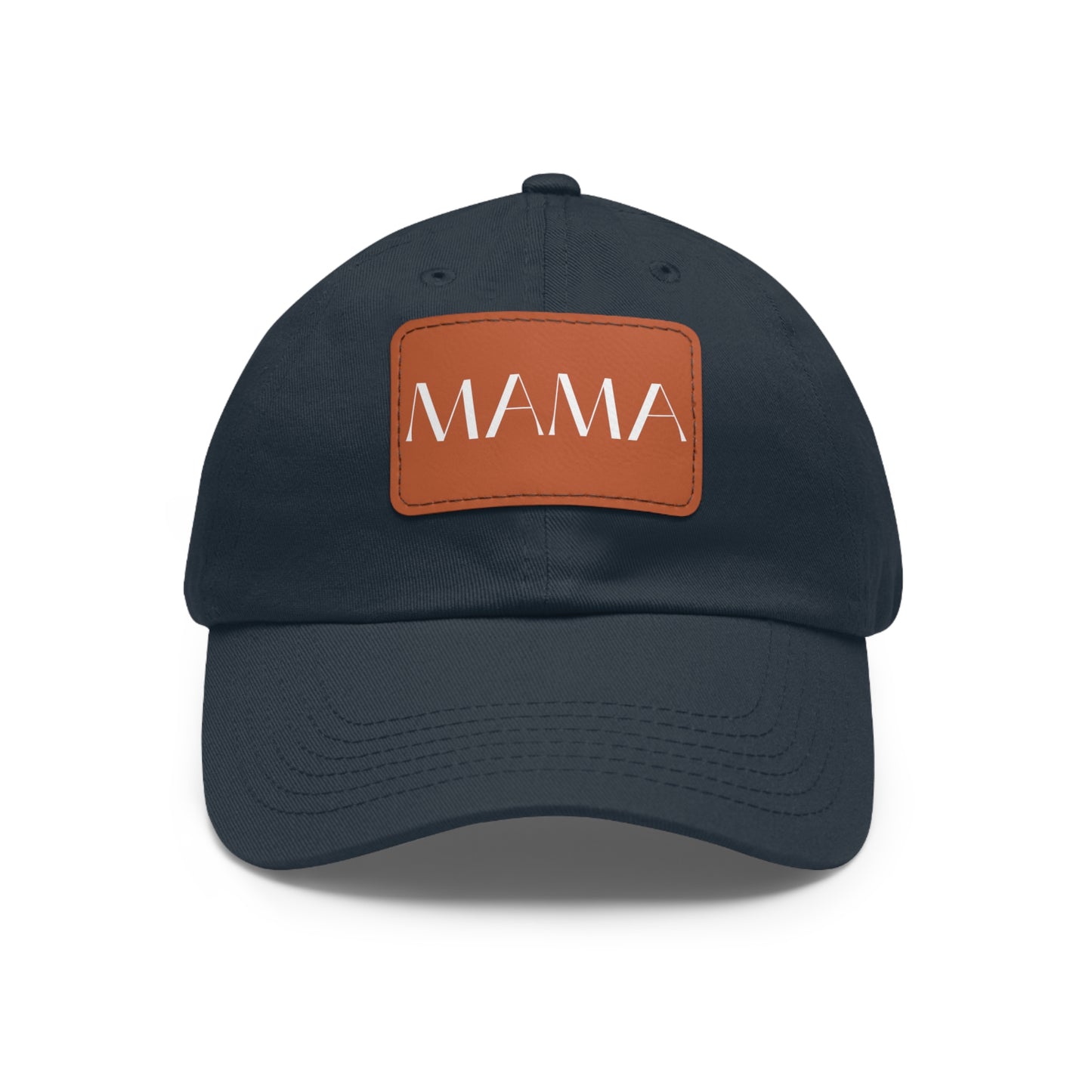 Mama Hat with Leather Patch