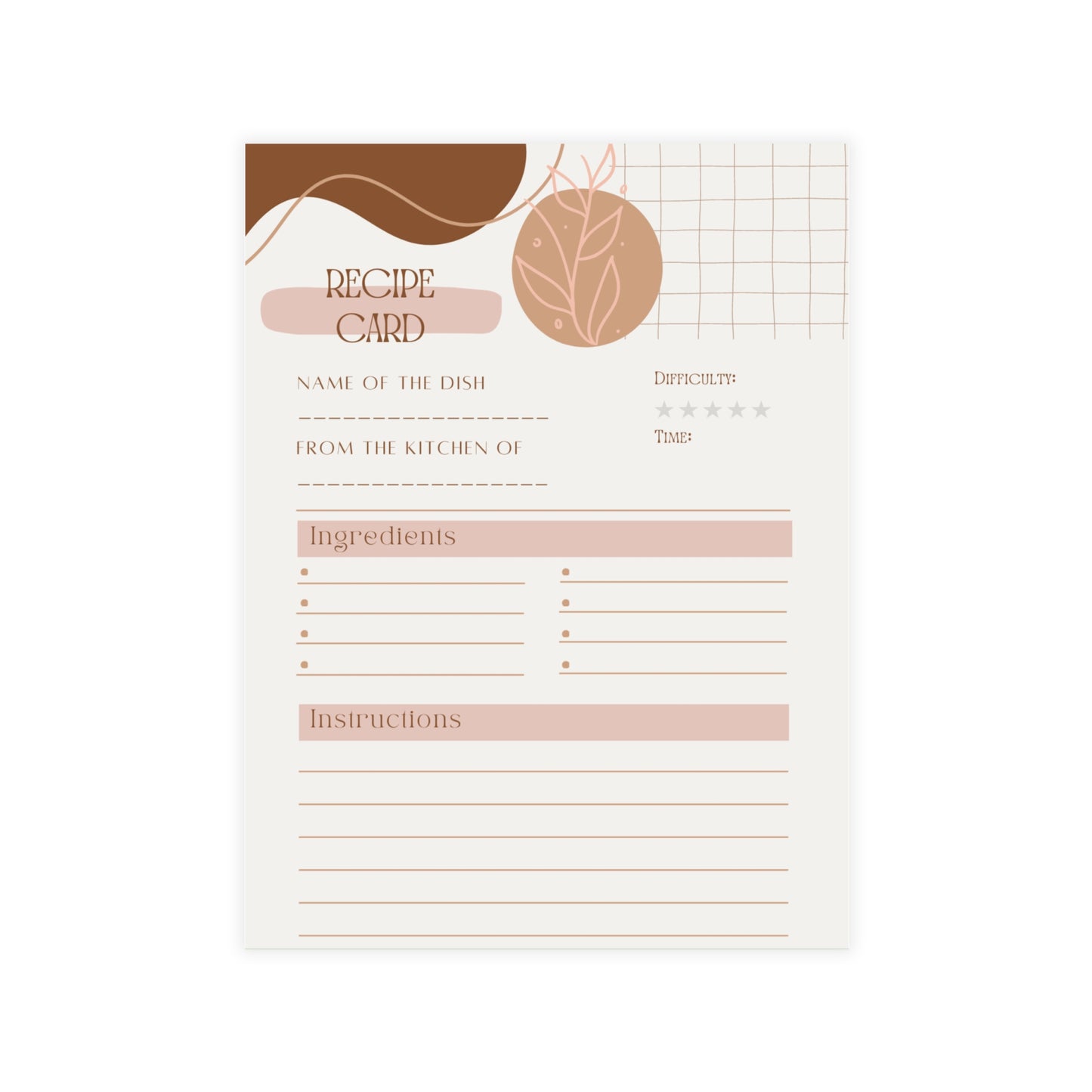 Recipe Cards