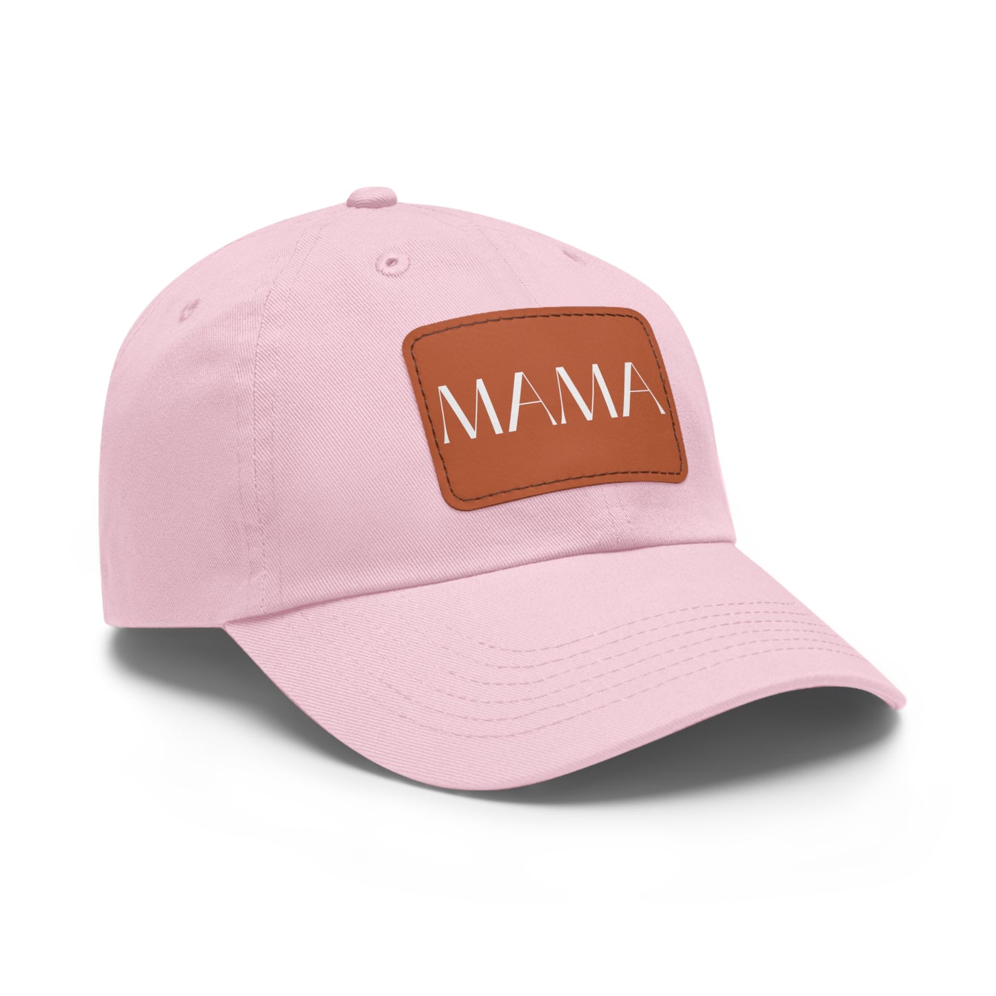 Mama Hat with Leather Patch